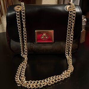 Coach Snakeskin Shoulder Bag